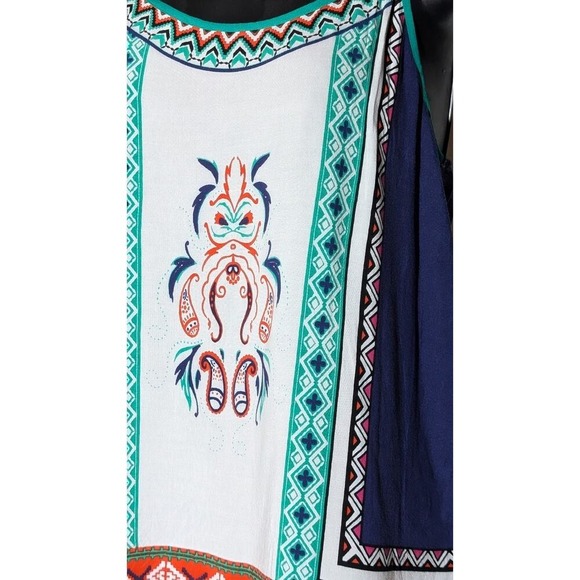 Sweet Wanderer Boho Tank Top Sleeveless Festival Aztec Print Summer Medium - Picture 2 of 5